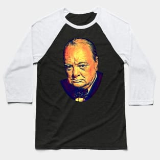 Winston Churchill Polypaint Baseball T-Shirt